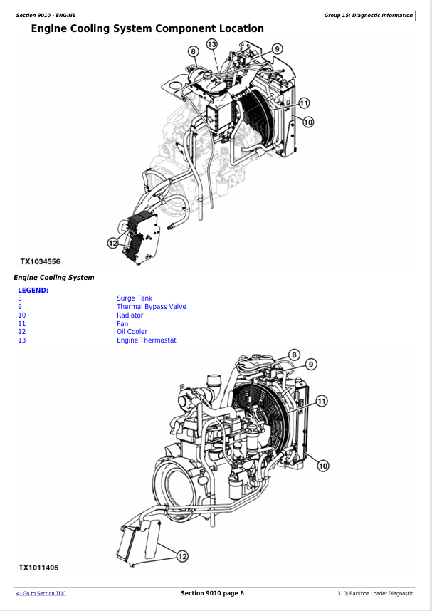JOHN DEERE 310J BACKHOE LOADER DIAGNOSTIC OPERATION AND TEST MANUAL TM10846