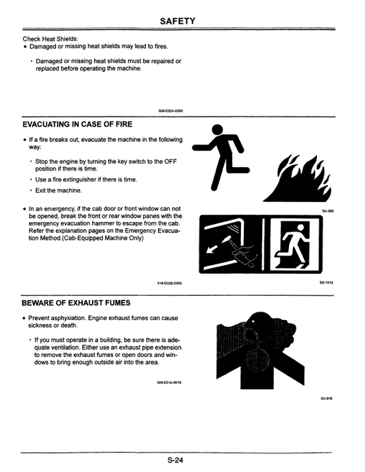 HITACHI EX330LC-5, EX370-5 EXCAVATOR OPERATOR MANUAL EM1H1NA21