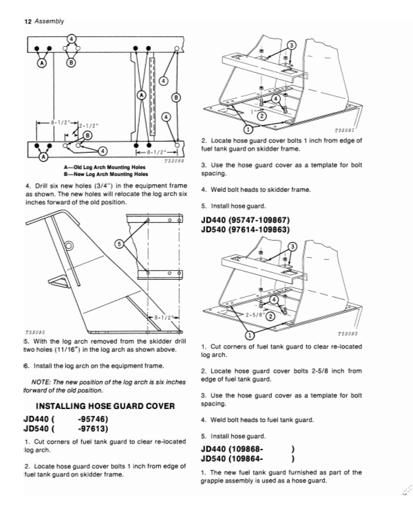 JOHN DEERE 3605 GRAPPLE OPERATOR MANUAL OMT35736