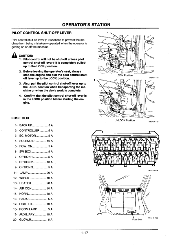 HITACHI EX150LC-5 EXCAVATOR OPERATOR MANUAL EM13K21
