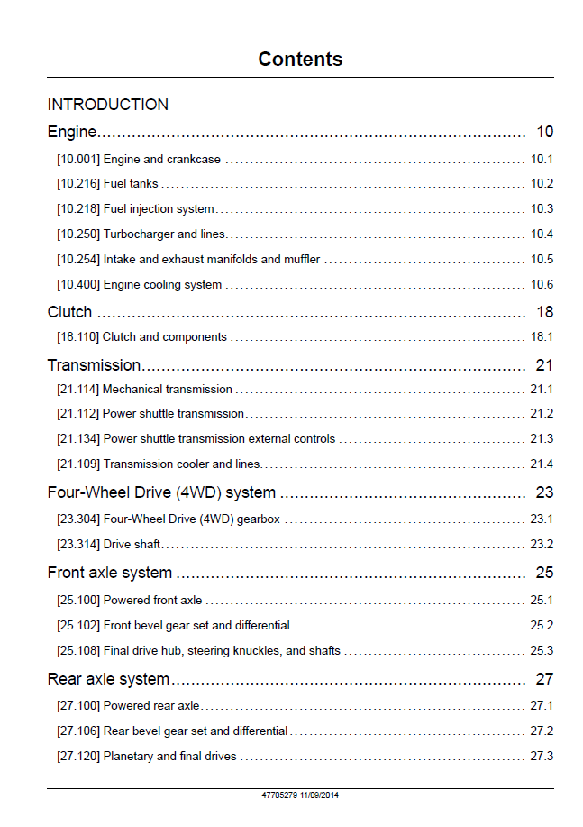 Agricultural New Holland T6 Tractor Workshop & Repair Manual 47705279