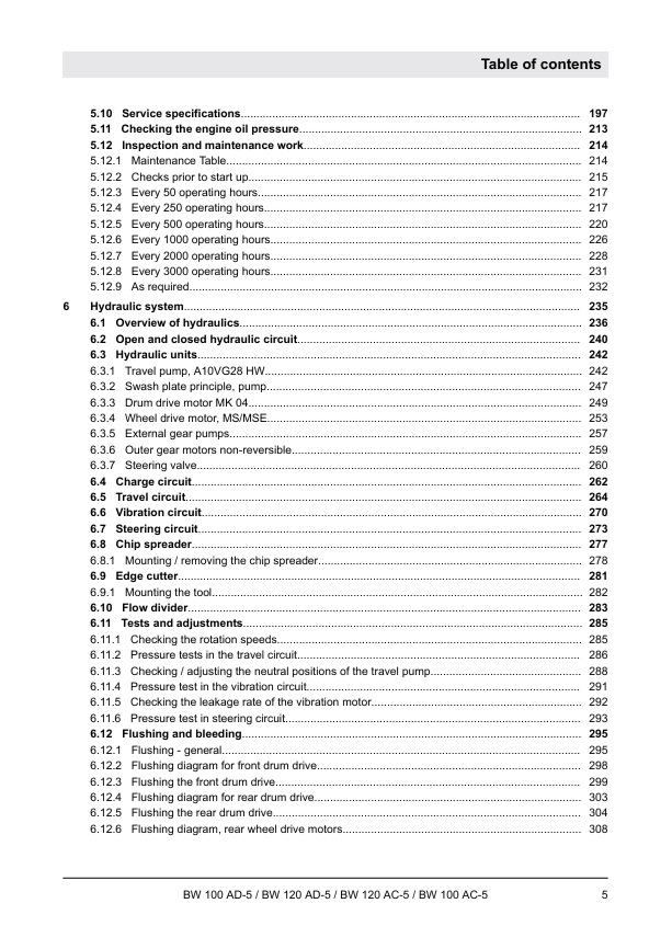 BOMAG BW 120 AD-5 Service Manual 12.2016 PDF