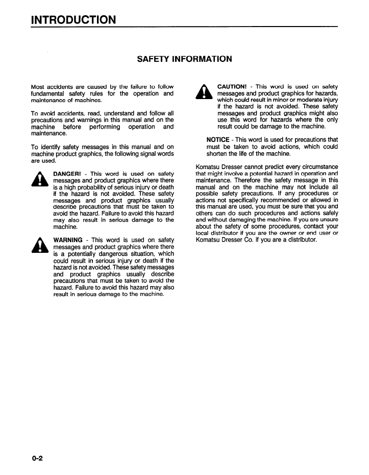 CEADW19021 Komatsu WA320-1LC Wheel Loader Operation Manual