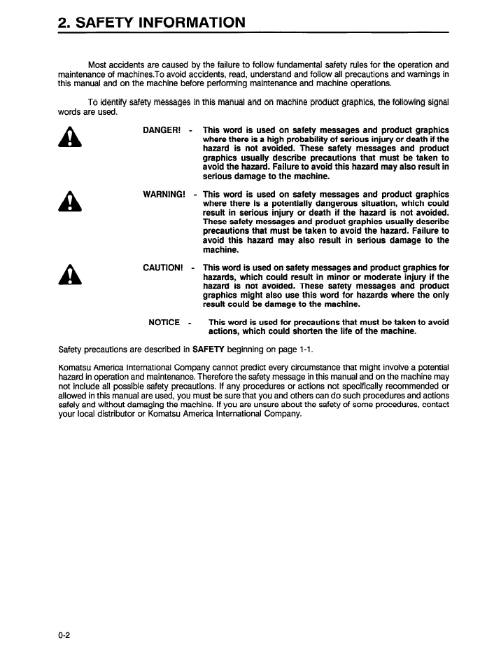 CEAM000601 Komatsu WA420-3 Wheel Loader Operation Manual