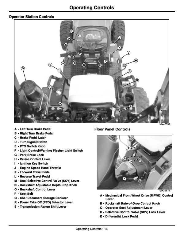 Complete John Deere 2720 Compact Tractor Operation Manual OMLVU19798