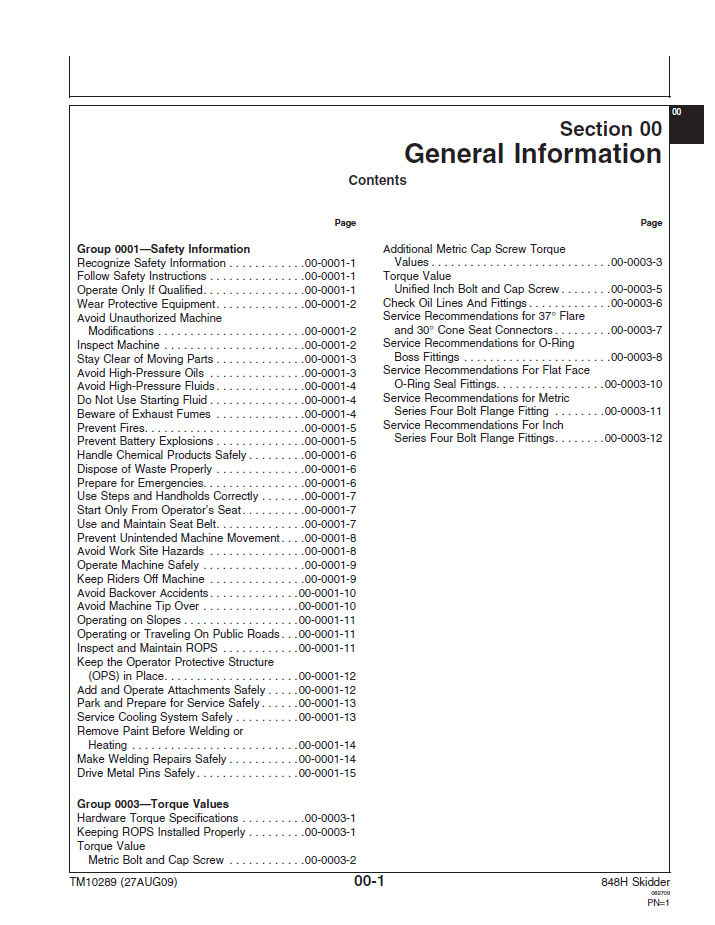 Complete John Deere TM10289 Skidder Maintenance and Repair Manual
