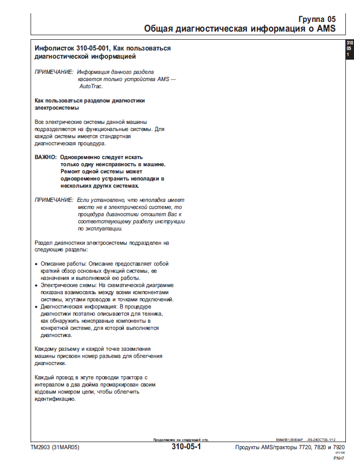 Complete John Deere TM2903 Diagnostic Repair & Troubleshooting Guide