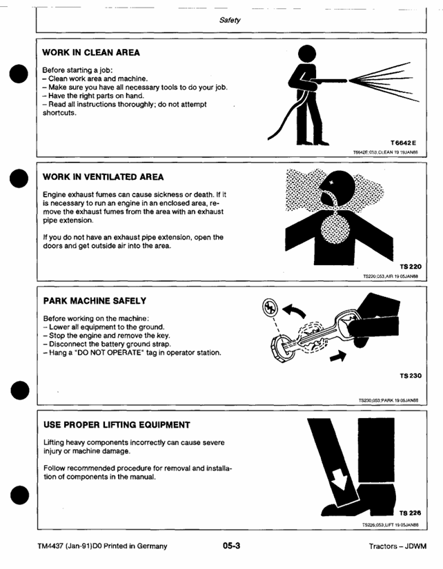 Complete John Deere Tractor Service Manual TM4437 Repair Guide