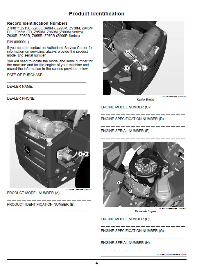 Complete OMUC18439E John Deere ZTrak Pro Series Operation Manual