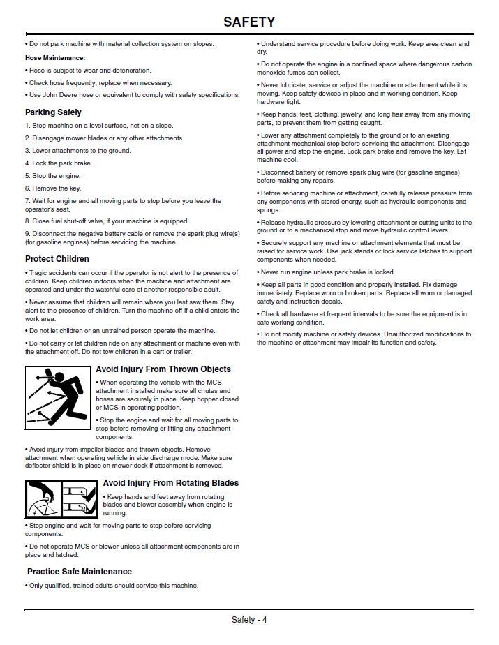 Complete Operator Manual OMTCU30355 for John Deere ZTrak Pro Z900 Series Mowers