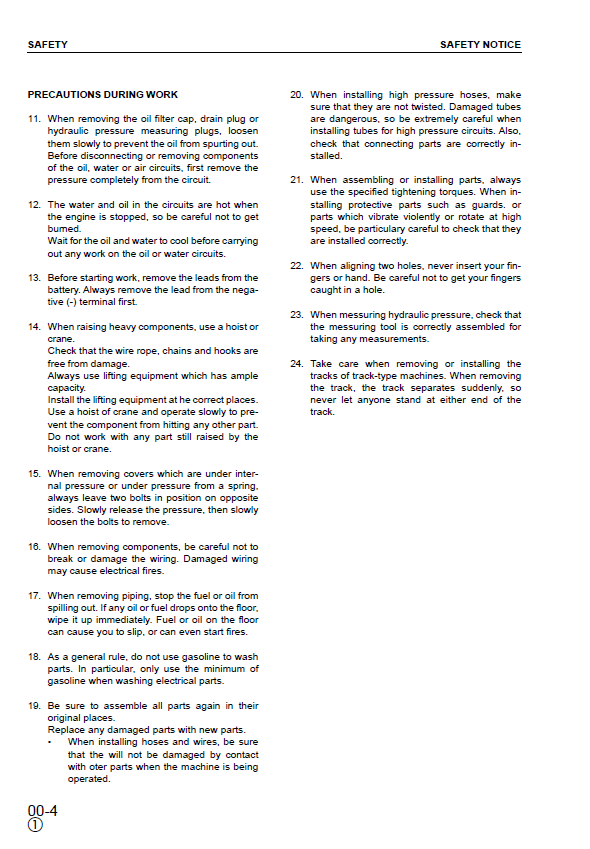 Complete Repair & Service Manual PDF for Komatsu PC150-6K / PC150LC-6K