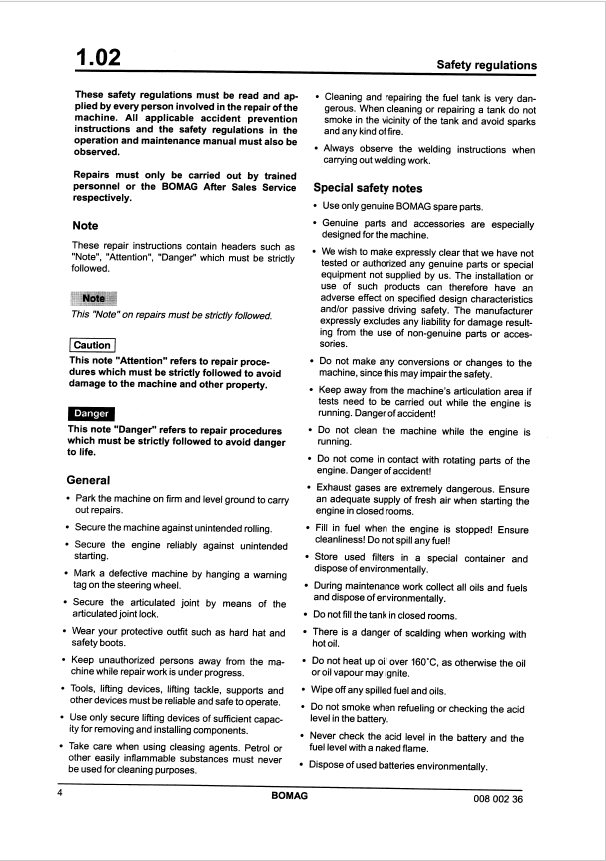 Download BOMAG BW 213 PDH-3 Roller Instruction Manual PDF