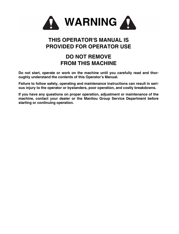 Download GEHL 650, 750, T750 Operator Manual 50940508 PDF