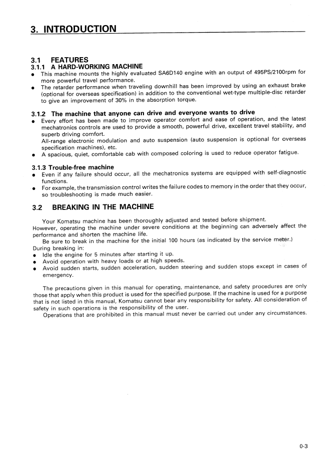 Download Komatsu HD325-6 Operation Manual SEAM000803 PDF
