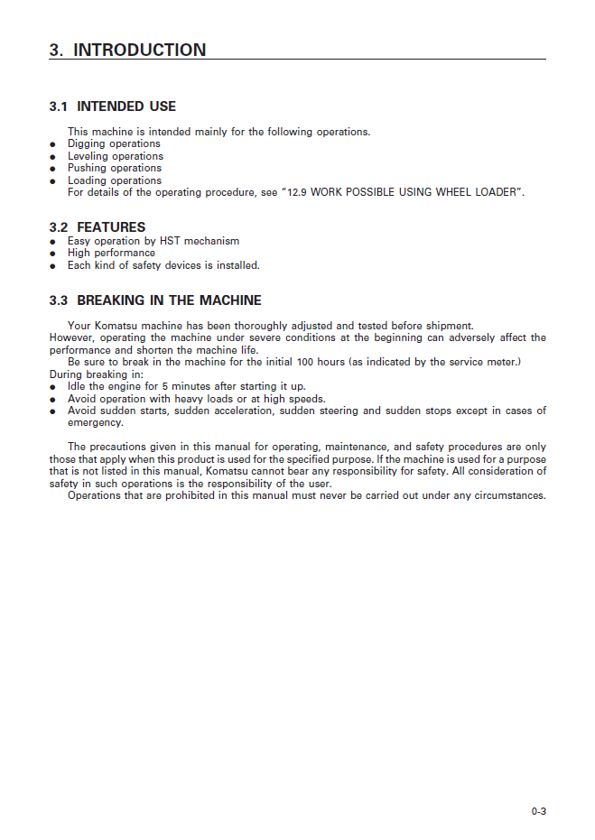 Download Komatsu WA20-2 WA30-5 WA40-3 WA50-3 Wheel Loader Service Manual SEAD010700 PDF