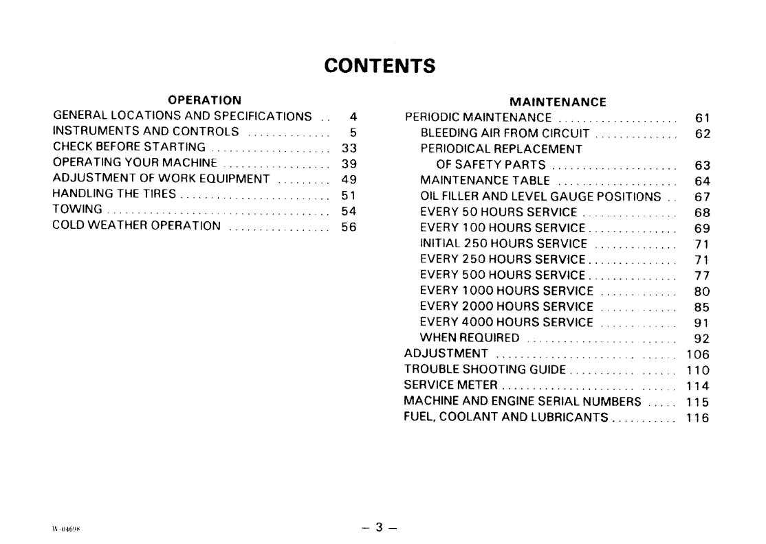 Download Komatsu WA380-1 WA420-1 Wheel Loader Manual PDF (Publication SEAMU4230104)