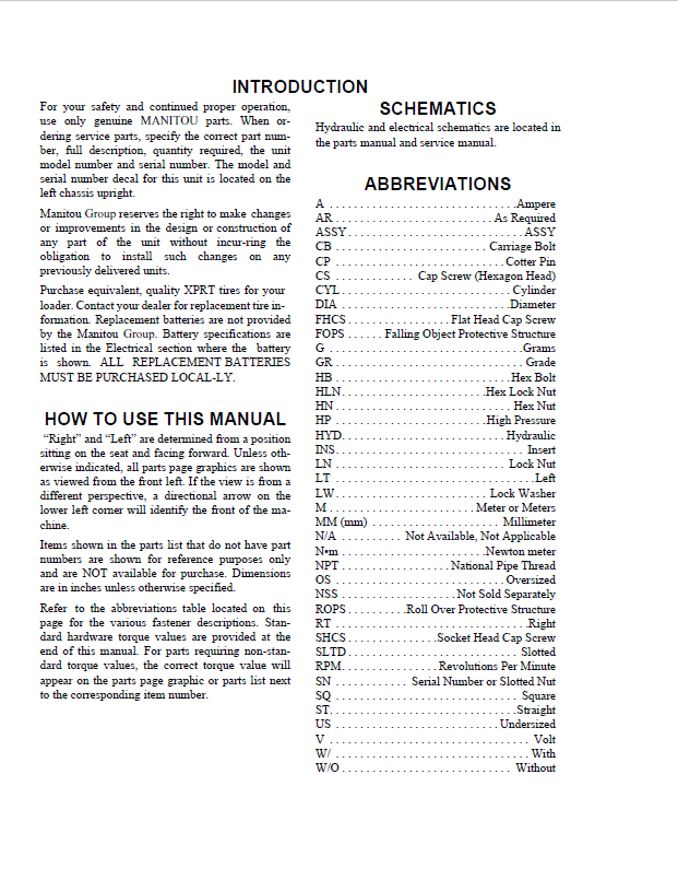 Download Mustang 4200V Skid-Steer Parts Manual 50950234