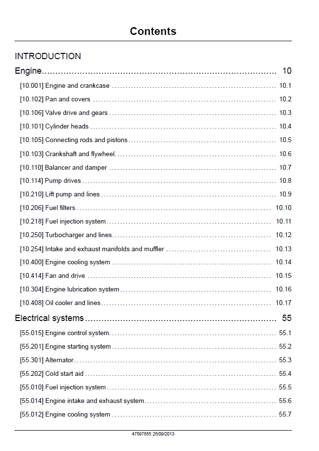 Download New Holland NEF Tier 3 Engine Service Manual 47597655 PDF