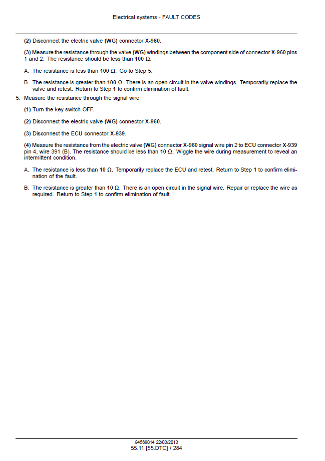Download New Holland T5.95 T5.105 T5.115 Maintenance Manual 47505947 PDF