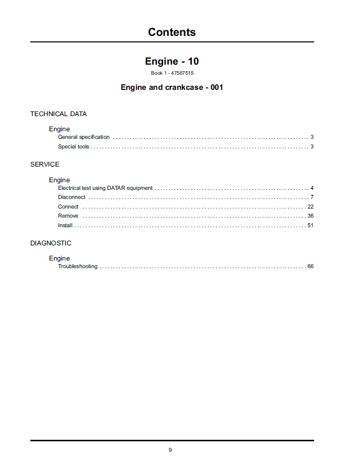 Download New Holland T7 Series Tractor Maintenance Manual 47567534 PDF