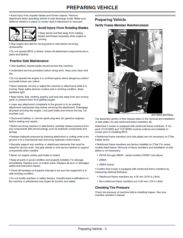 Download OMTCU25046 John Deere Blower Rear Hopper Dump Seat Control Manual