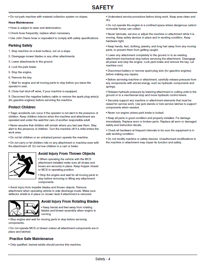 Download OMTCU29193 John Deere 14 Bushel Blower & Rear Hopper Operator Manual