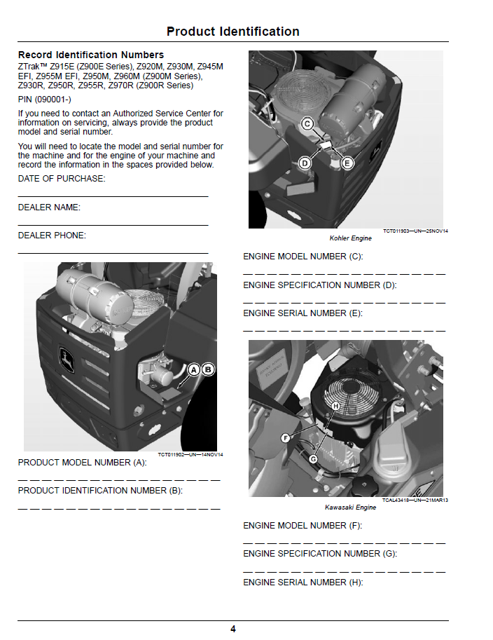 Download OMUC22307 John Deere Z900E Z900M Z900R Operator Manual PDF