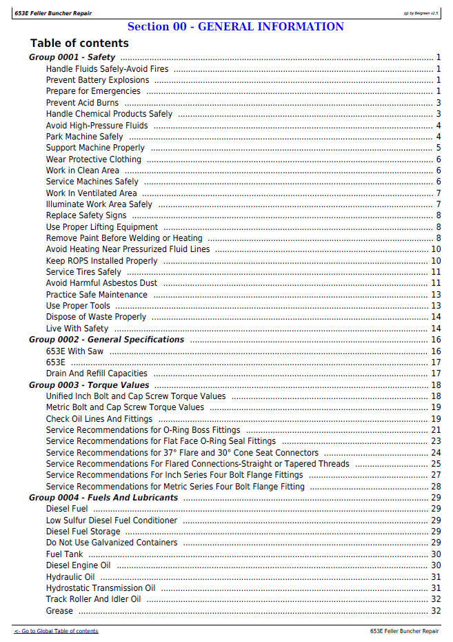 Download TM1579 John Deere Feller Buncher Complete Repair Manual