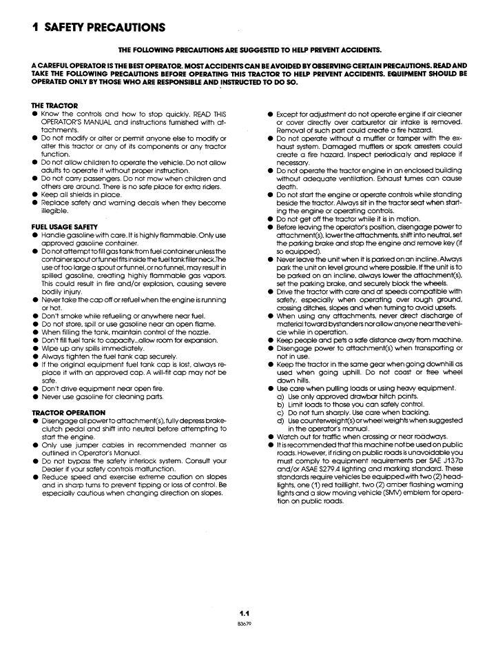 Ford YT16H Yard Tractor Manual – New Holland 42001611 PDF