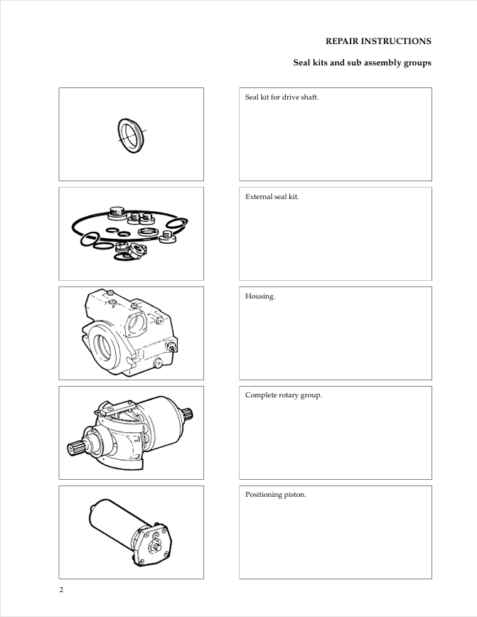 GEHL A4VG 40-56 Hydraulic Pump Maintenance & Repair Manual PDF