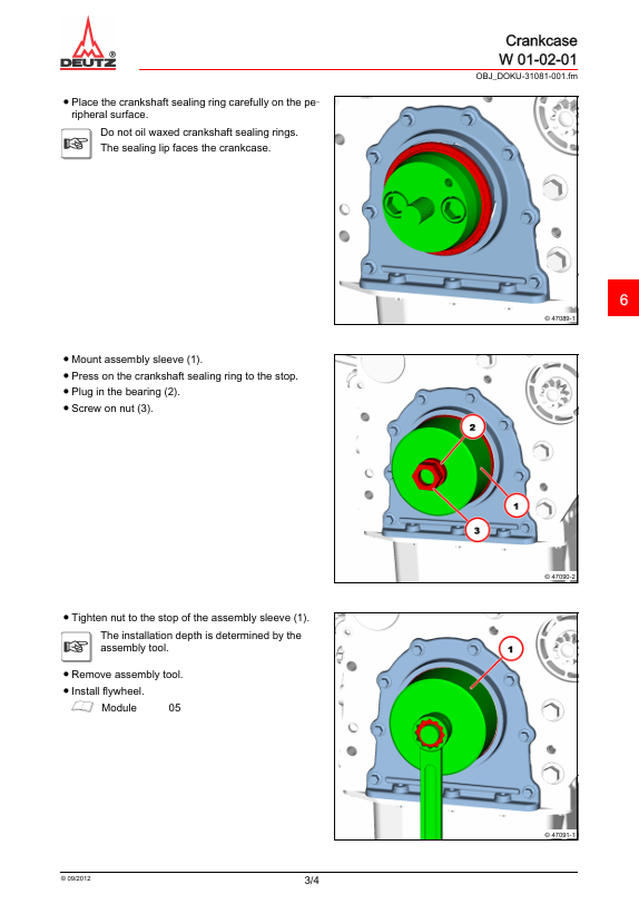 GEHL DEUTZ TD3.6 L4 TCD 3.6 L4 Repair Manual PDF