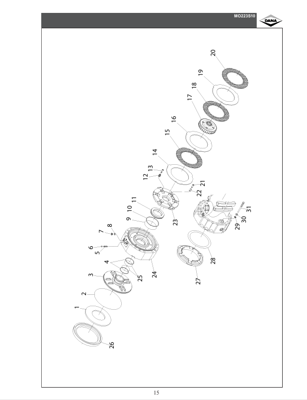 GEHL Dana 223 Axle Service & Repair Manual 50960009 PDF