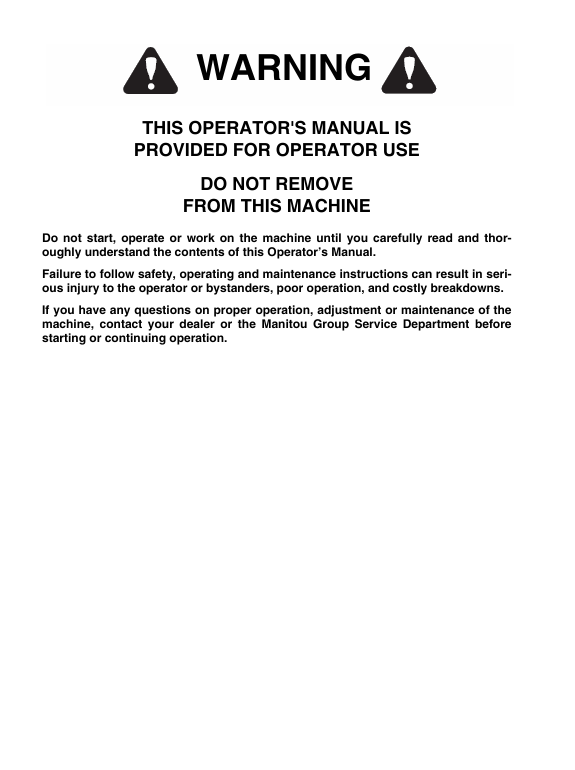 GEHL RT175, RT210, RT250 Gen:3 Track Loader Operator Manual PDF Download (50940411)