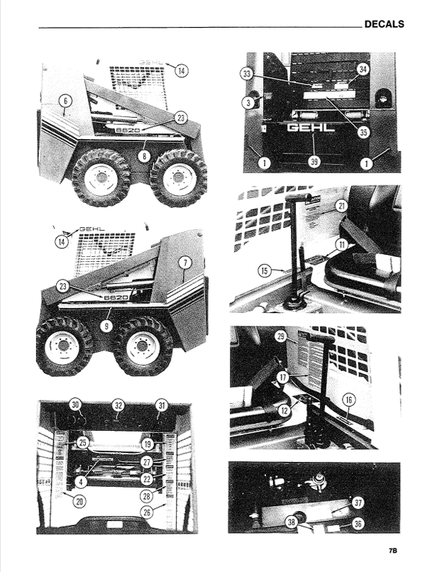 GEHL SL6620 SL6625 Workshop Manual PDF Download