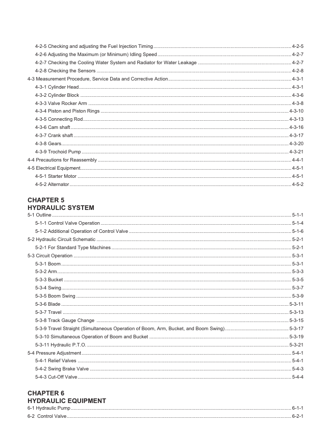 GEHL Z17 & 170Z Compact Excavator Repair Manual 50940107 PDF