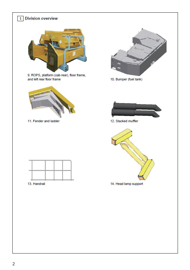 GEN00106-04 - Komatsu WA1200-6 Wheel Loader Field Assembly PDF