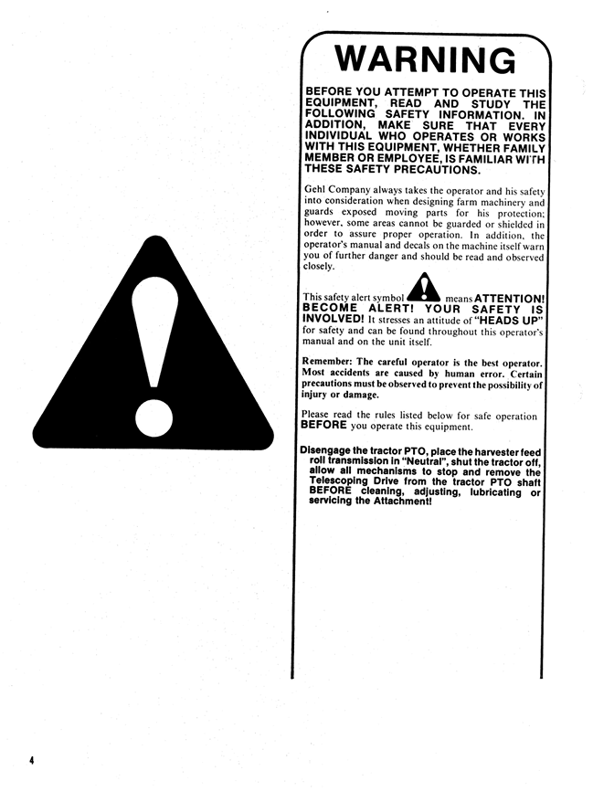 GHEL HA 1000 Agricultural Hay Attachment Manual 902335 PDF Download