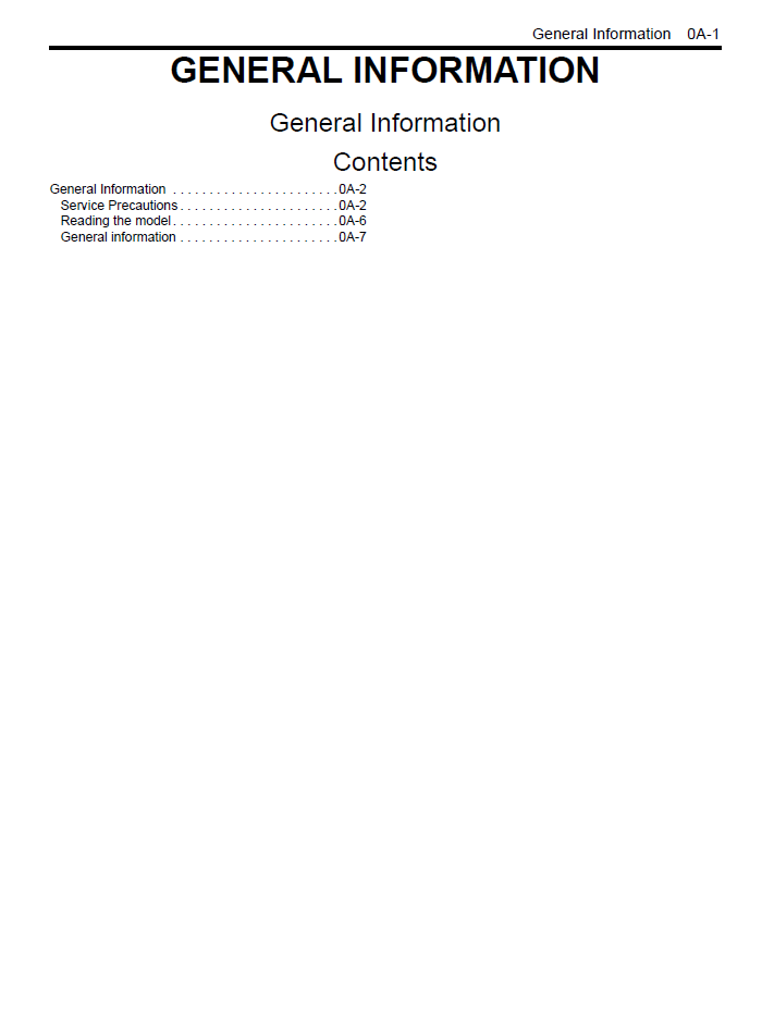 Isuzu 4HK1-6HK1 Engine Workshop Service Manual 9-44060 PDF