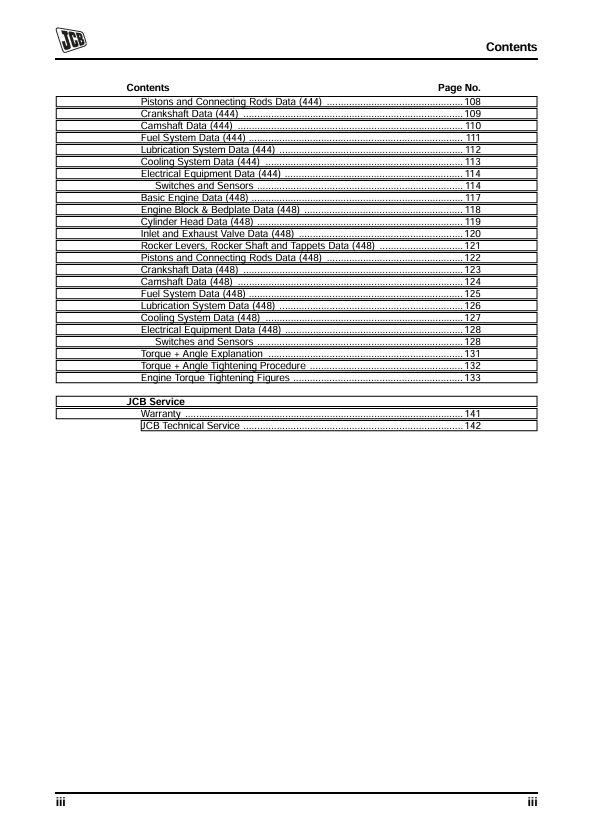 JCB ECOMAX Engine Operator Manual PDF | T4i & T4