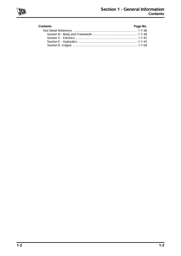 JCB JS370 Tracked Excavator Maintenance Manual PDF