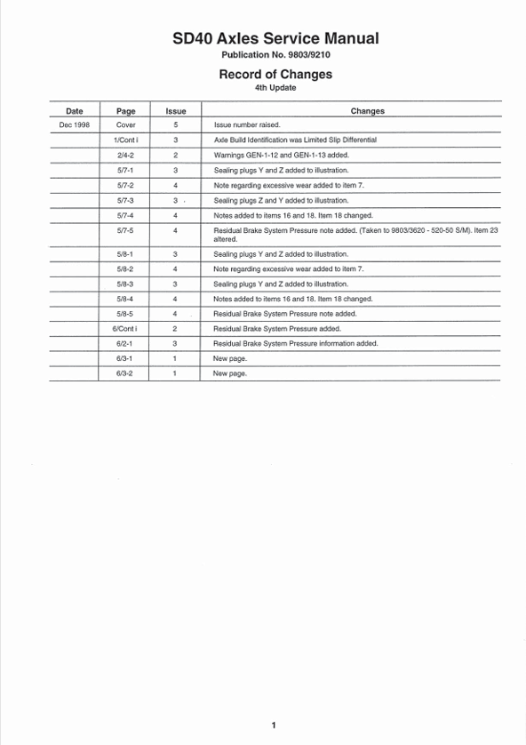 JCB SD 40 Service and Repair Manual PDF Download