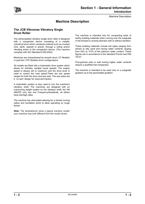 JCB VM 115 Service Manual PDF | Repair