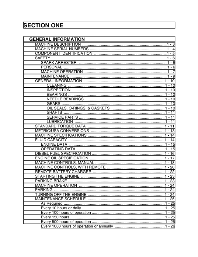 JCB Vibromax W1500 Repair & Maintenance Manual PDF