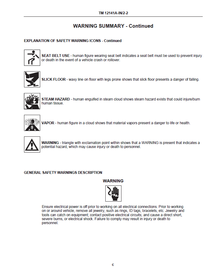 John Deere 250GR Excavator Vol 1 Technical & Maintenance Manual
