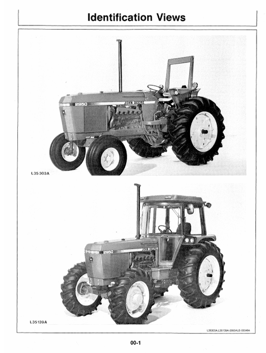 John Deere 2950 Operator Manual OML39652 PDF Download