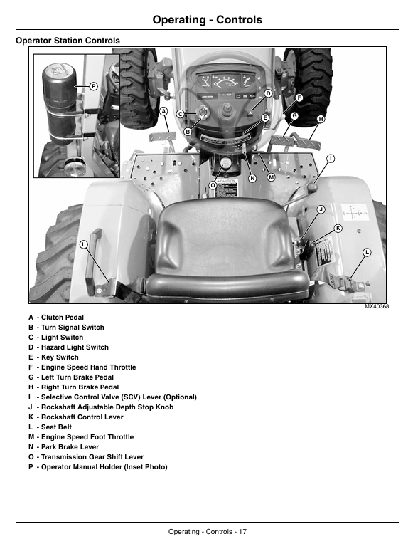 John Deere 3005 Compact Utility Tractor Owner & Operator Manual OMLVU19591