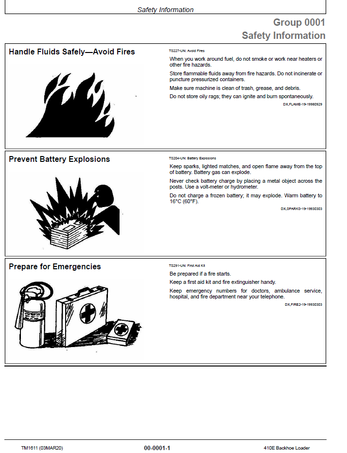 John Deere 410E Backhoe Loader Repair Manual TM1611 Complete Service Guide