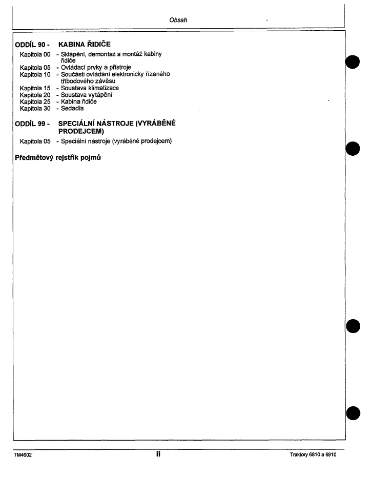 John Deere 6810 & 6910 Tractor TM4602 Technical Repair Manual PDF Download
