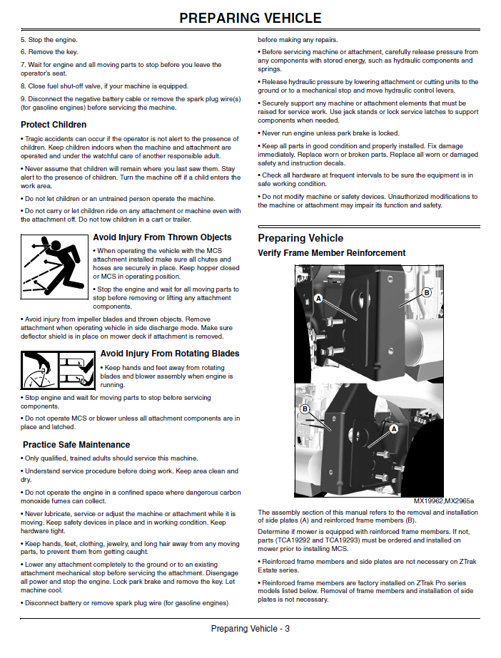 John Deere Blower & Rear Bagger System OMTCU24344 User Guide Manual