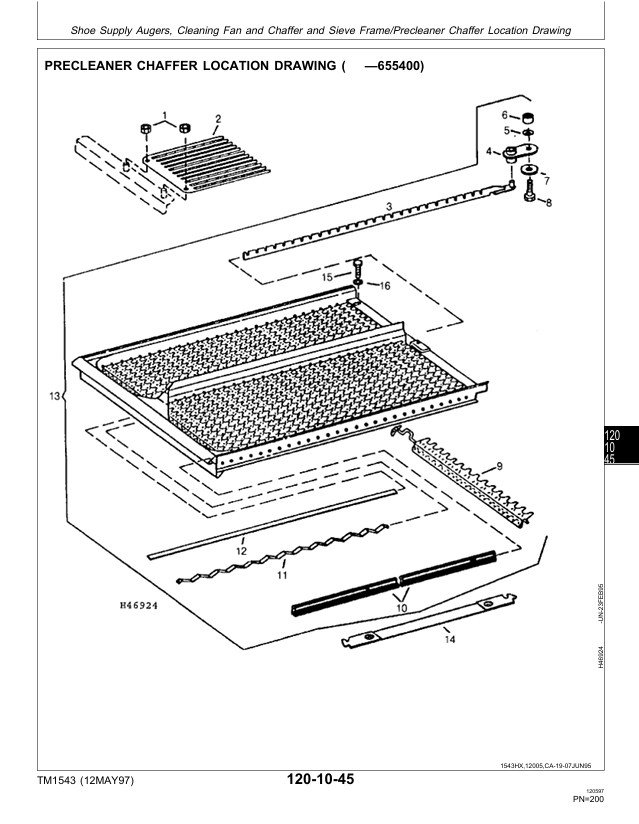 John Deere CTS Rice Harvester Operation and Test Manual Guide
